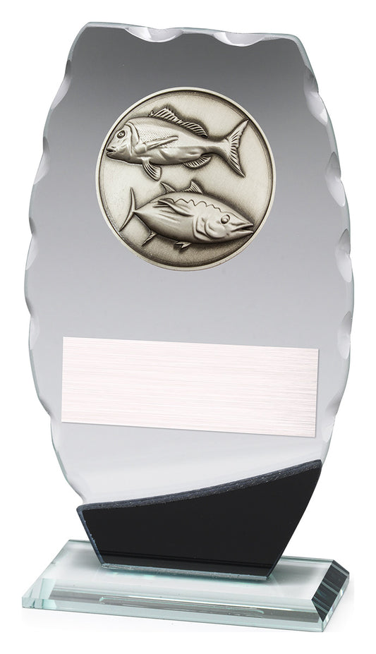 WM703 Clipped Oval Glass - Fishing