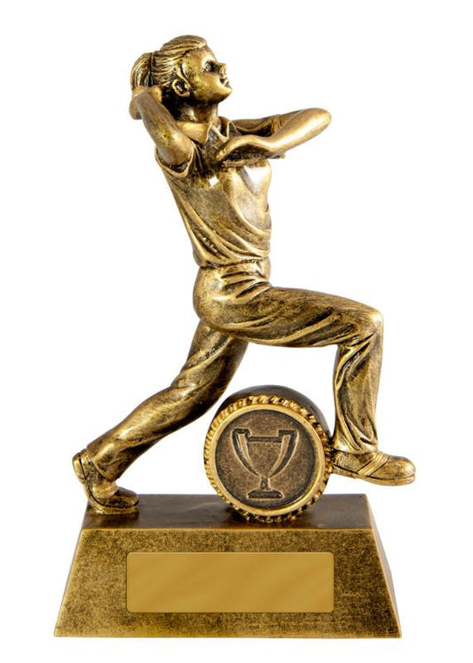 742-1FBOWA All Action Hero-Batsman Female 16cm