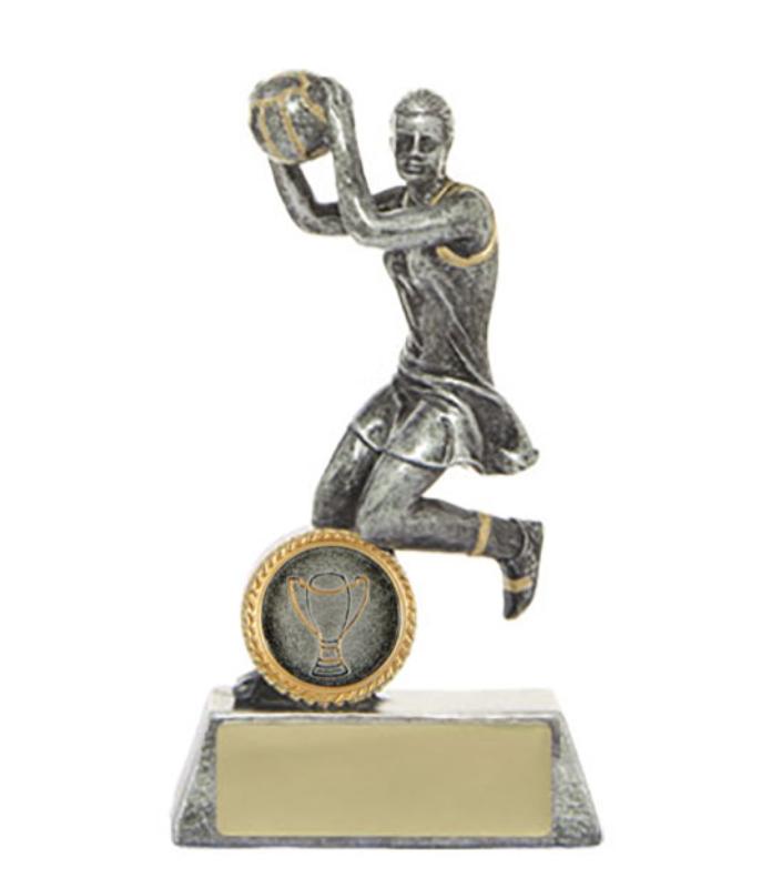 742S-8A All Action Hero-Netball 14cm