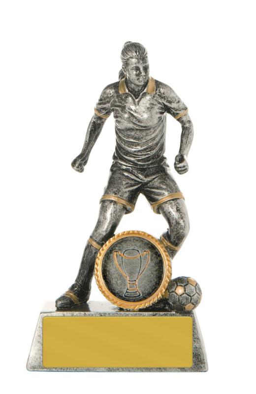 742S-9FA All Action Hero-Football Fem. 14cm
