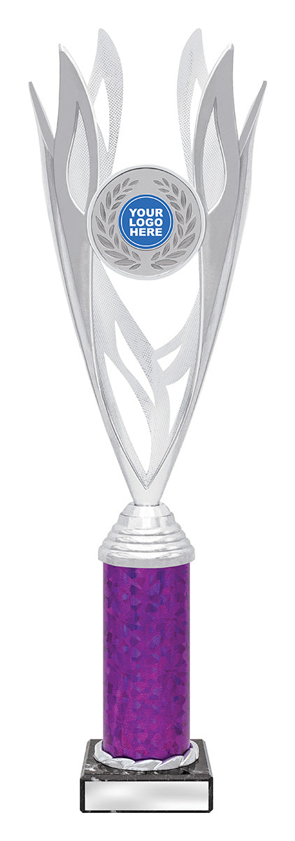 D579 Lantern - Silver / Purple