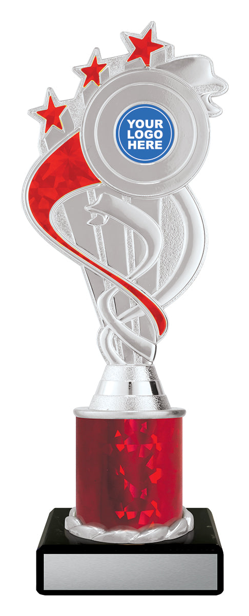 D5185 Ribbon Star - Red
