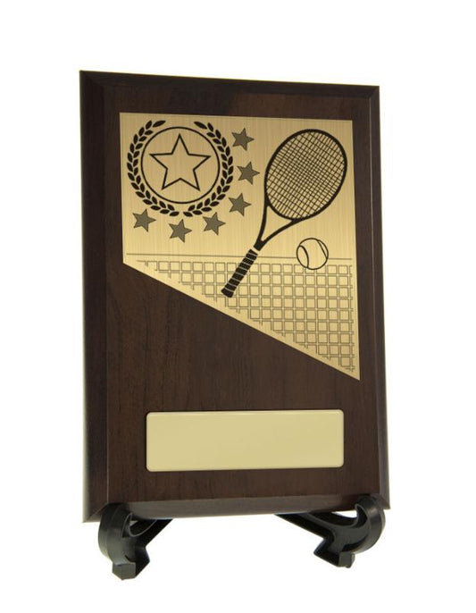 8231CH-PS12A Plaque with Tennis Trim 15.5cm