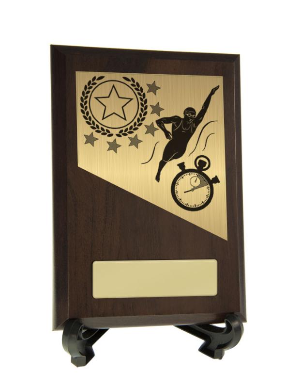 8231CH-PS2A Plaque with Swimming Trim 15.5cm