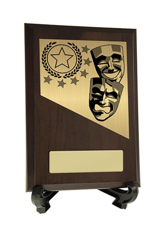 8231CH-PS47A Plaque with Drama Trim 15.5cm