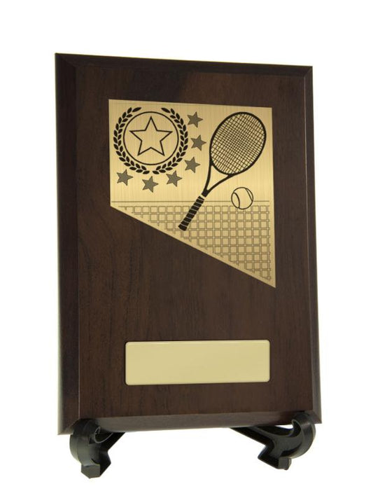 8232CH-PS12A Plaque with Tennis Trim 17.5cm