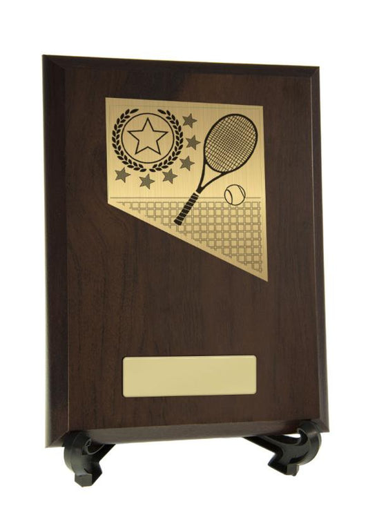 8233CH-PS12A Plaque with Tennis Trim 20cm