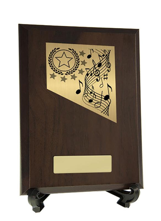 8233CH-PS44A Plaque with Music Trim 20cm