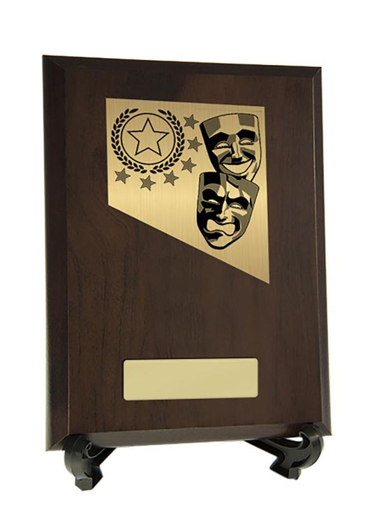 8233CH-PS47A Plaque with Drama Trim 20cm