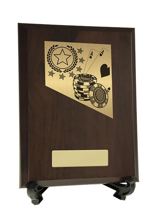 8233CH-PS54A Plaque with Poker Trim 20cm