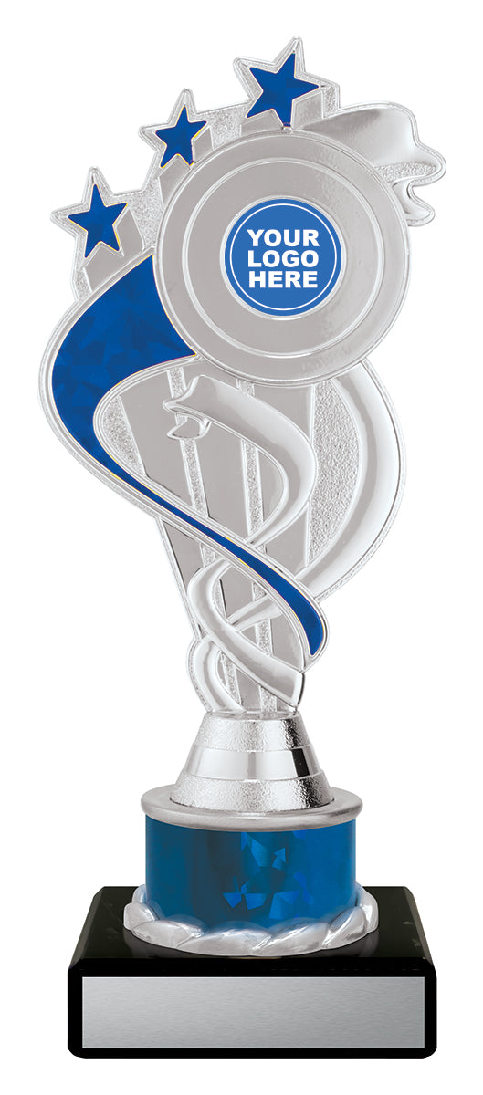 D5186 Ribbon Star - Blue