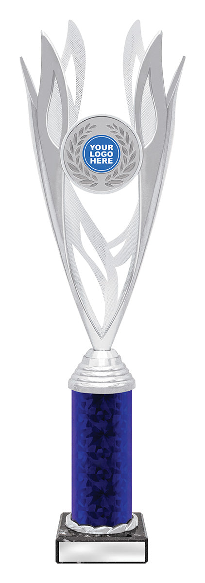 CUP89 Lantern - Silver / Blue