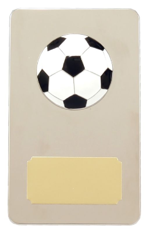 9938 Metal Football Plaque 15cm