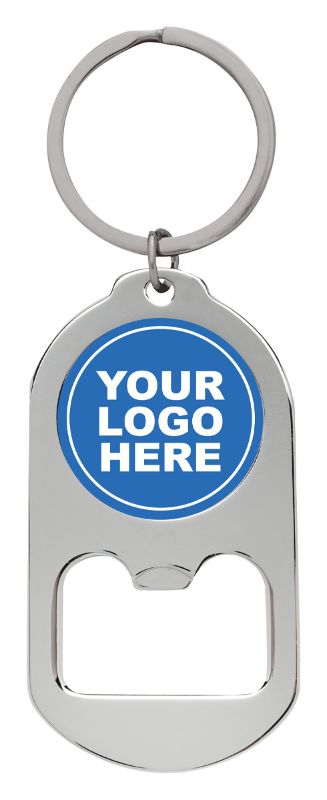 9942 Keychain Metal 25mm Insert with Bottle Opener 6.5cm