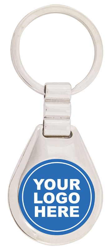 9949 Silver Logo Keychain 4cm