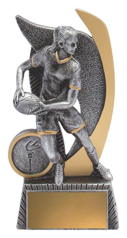 A3112A Rugby Warrior - Female 13.5cm