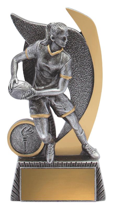 A3112B Rugby Warrior - Female 15.5cm