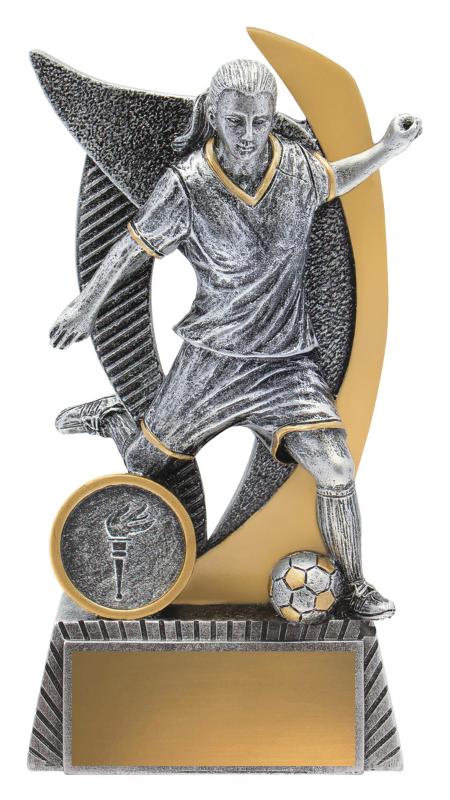 A3181B Football Warrior - Female 15.5cm