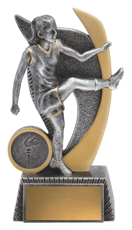 A3187A Aussie Rules Warrior - Female 13.5cm