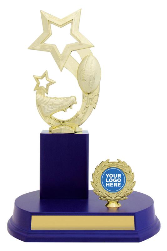 AR4082 Aussie Rules Offset Column - Blue 25.5cm