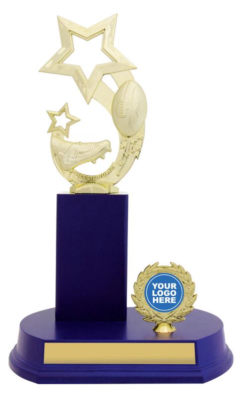 AR4083 Aussie Rules Offset Column - Blue 28cm
