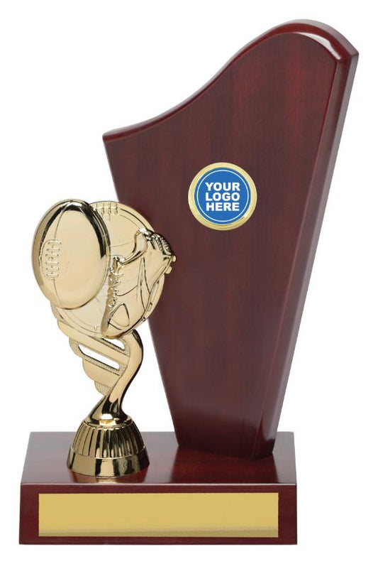 AR4106 Aussie Rules Timber Wave 24cm