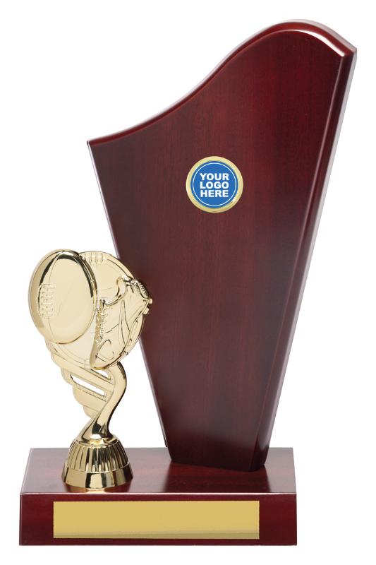 AR4107 Aussie Rules Timber Wave 28cm