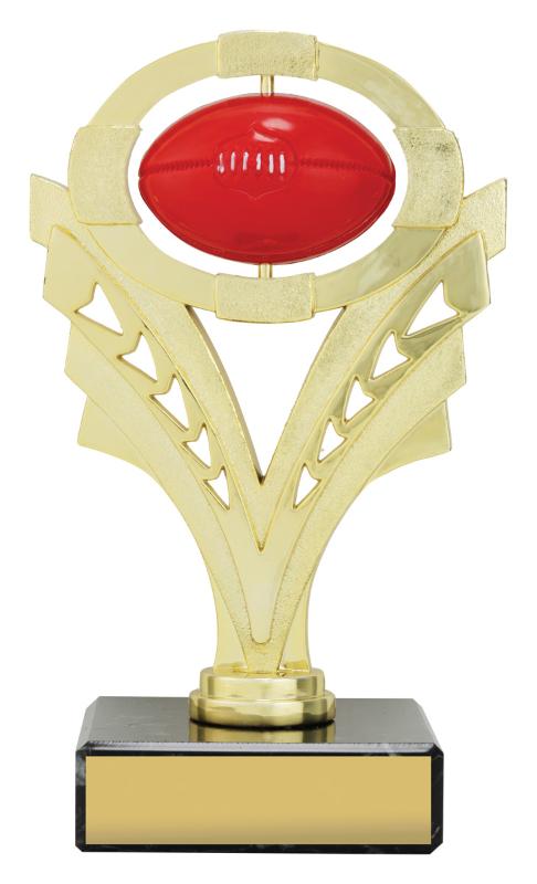 AR4126 Aussie Rules Spin Footy 14.5cm