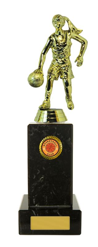 B24-1928 Backstand/Column/Basketball F. 22cm