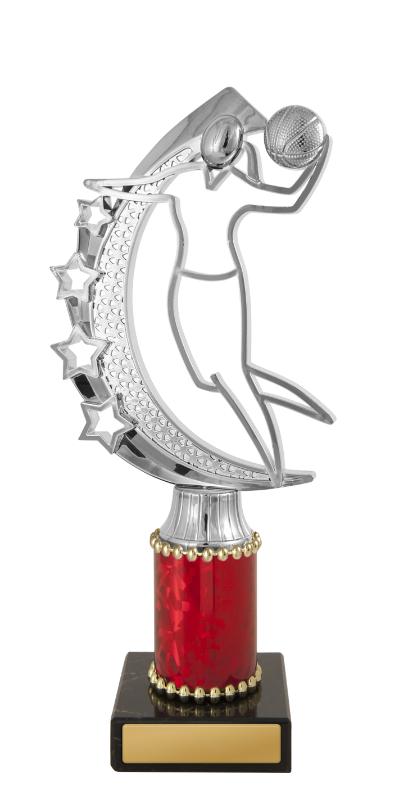 B24-2006 F.Basketball Fig. on Column 22.2cm