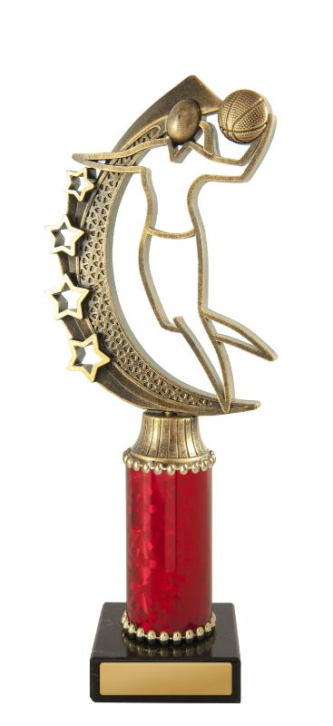 B24-2011 F.Basketball Fig. on Column 24.7cm