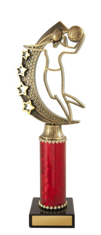 B24-2012 F.Basketball Fig. on Column 27.2cm