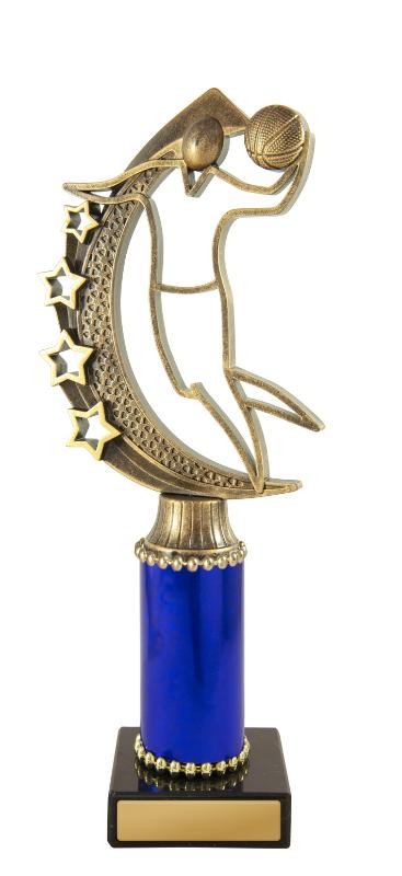 B24-2027 M.Basketball Fig. on Column 24.7cm