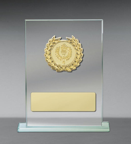 BG01A-3781GVP Metal Trim on Glass 13cm