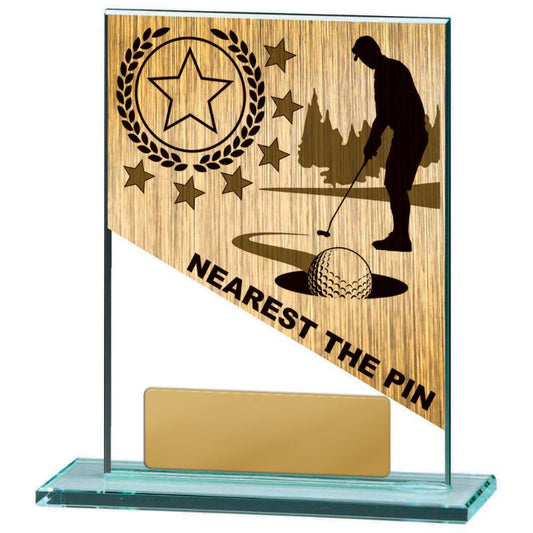 BG01A-PS10NTP Golf Theme on Glass 13cm