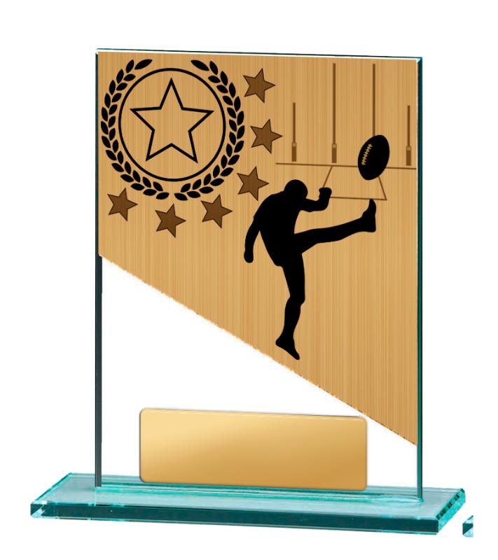 BG01A-PS3A Aussie Rules Theme on Glass 13cm