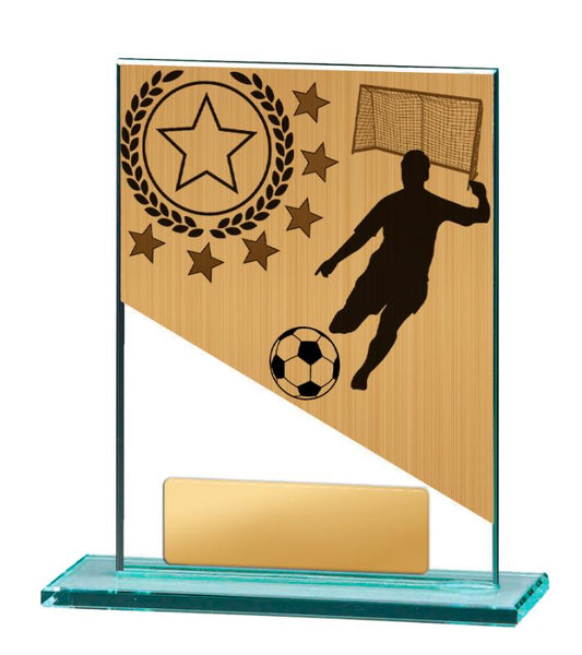 BG01A-PS9A Football Theme on Glass 13cm