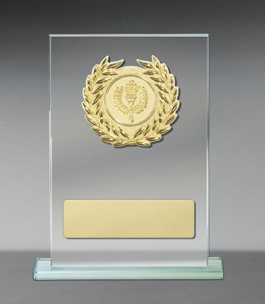 BG01B-3782GVP Metal Trim on Glass 15cm
