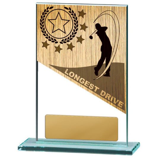 BG01B-PS10LD Golf Theme on Glass 15cm