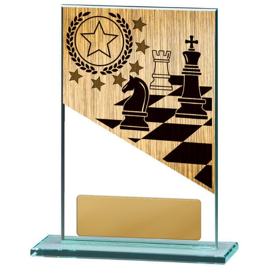 BG01B-PS43A Chess Theme on Glass 15cm