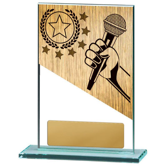 BG01B-PS48A Public Speaking Theme on Glass 15cm