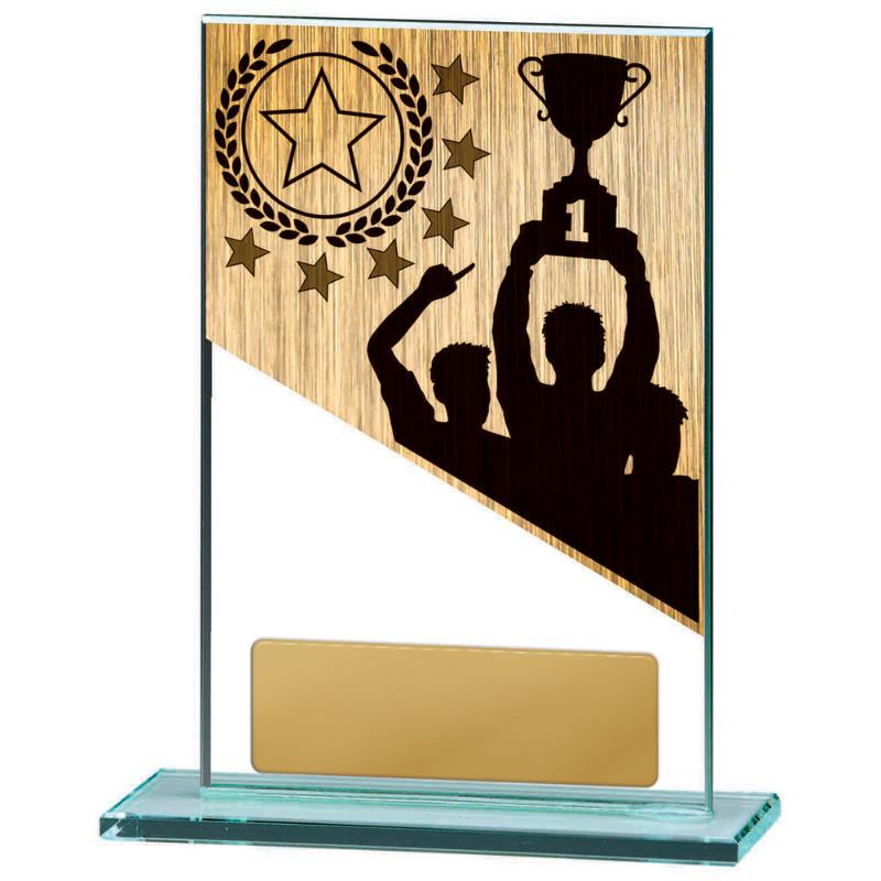 BG01B-PS56A Achievement Theme on Glass 15cm