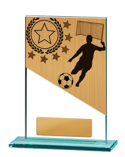 BG01B-PS9A Football Theme on Glass 15cm
