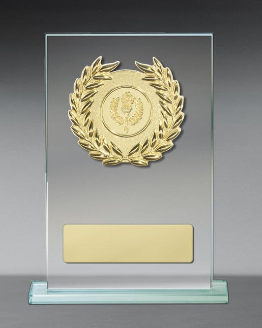 BG01C-3783GVP Metal Trim on Glass 17cm