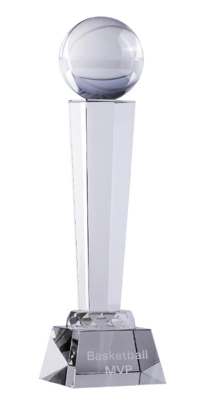 CA-7B Crystal Basketball on Stand 25.7cm