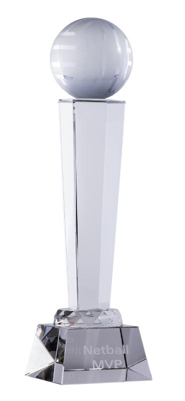 CA-8B Crystal Netball on Stand 25.6cm