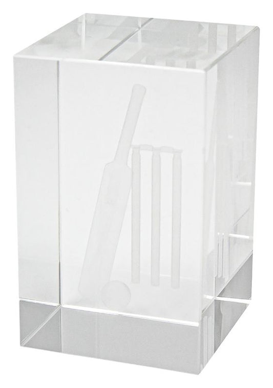 CB814 Cricket Crystal Block 80mm
