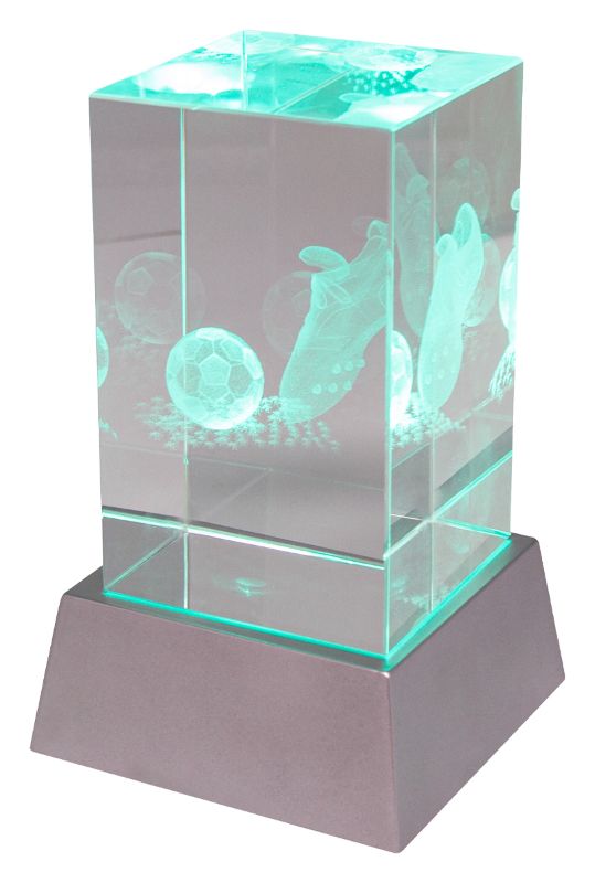 CBLH880 Football Light Up Crystal 11cm