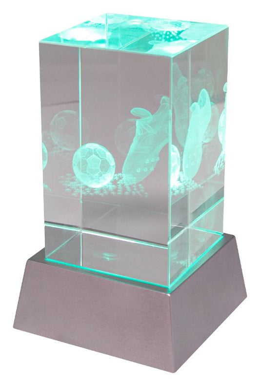 CBLH880 Football Light Up Crystal 11cm