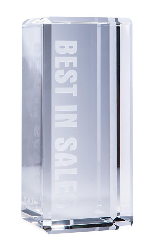 CR01A Crystal Clarity Series- Rectangle 18cm